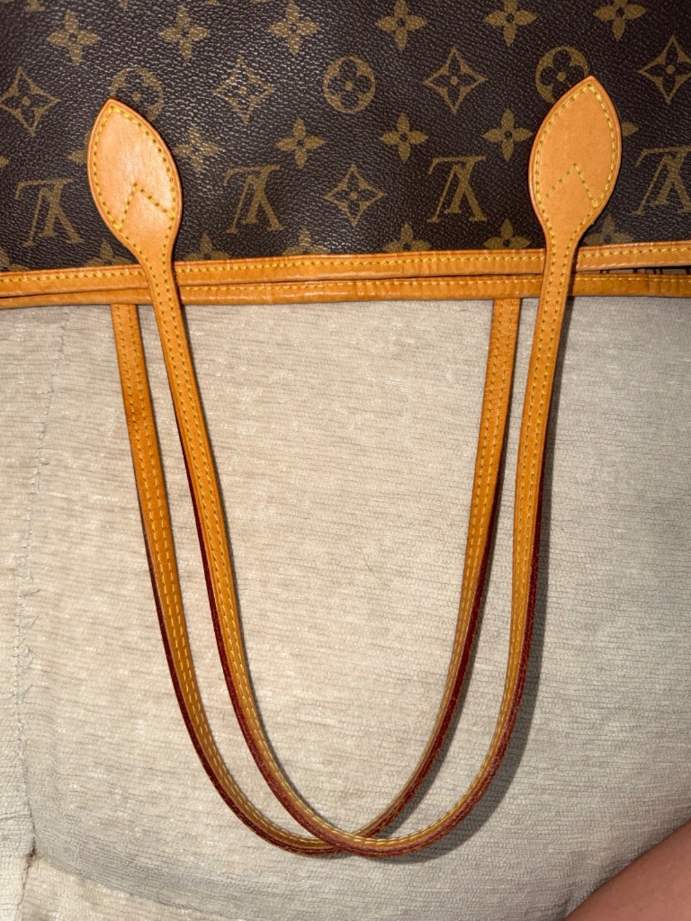 Louis Vuitton Neverfull MM Rose Beige - Picture 8 of 8